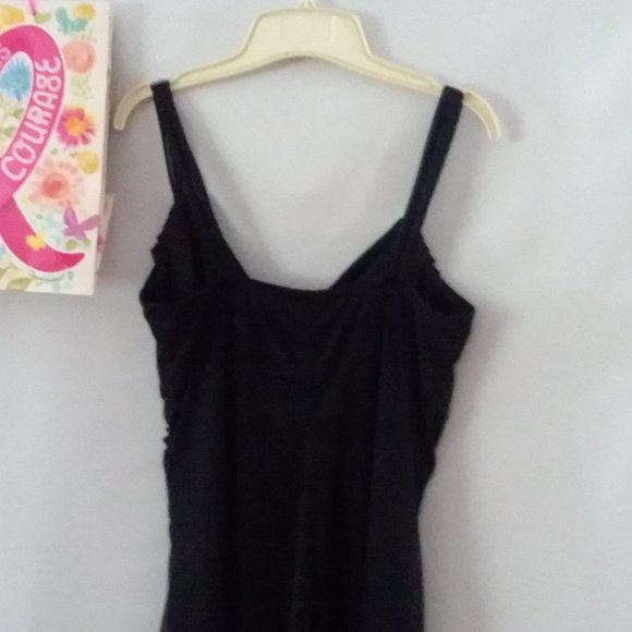 dots Black Vneck Dress NWT - Picture 6 of 8